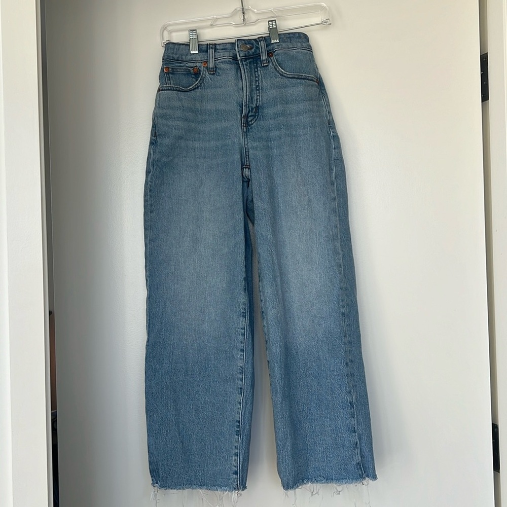 Madewell curvy perfect vintage jeans (wide leg)